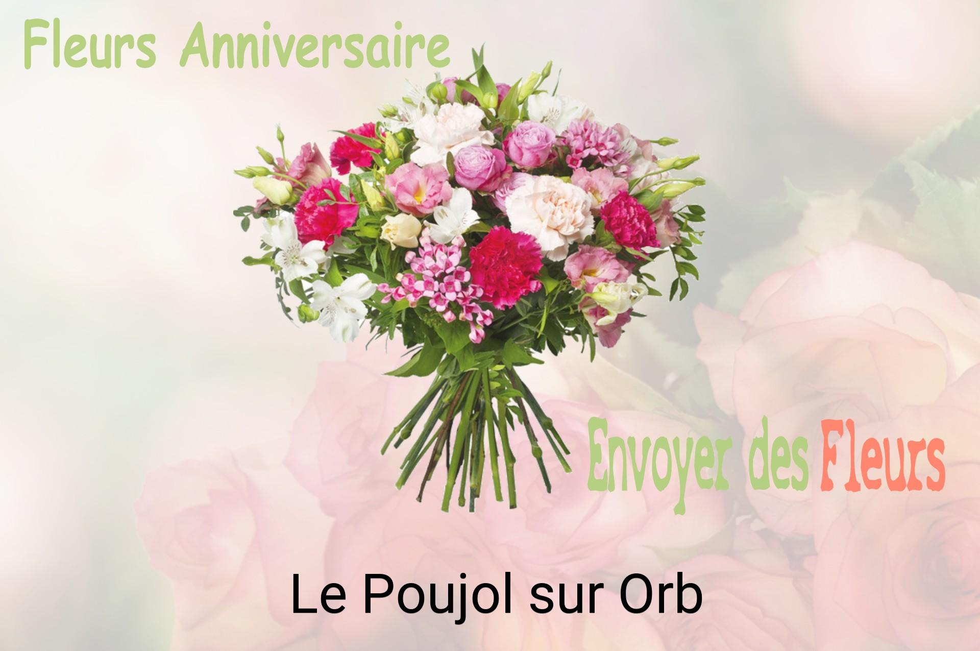 Bouquet de fleurs d’anniversaire livré à Le Poujol-sur-Orb
